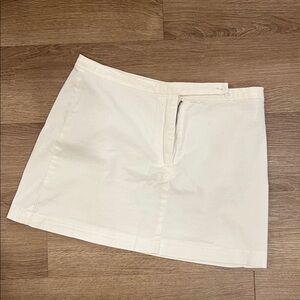 brandy melville White Mini Skirt